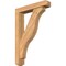 Ekena Millwork Funston Craftsman Smooth Bracket w/ Offset Brace, Western Red Cedar, 5 1/2"W x 28"D x 40"H BKT0604X28X40FST04SWR - alternate 1